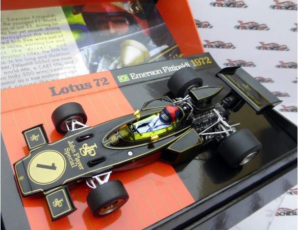 LOTUS 72 Nº1 1ST F1 WORLD CHAMPIONSHIP 1972 EMERSON FITTIPALDI REF.PCW03 POLICAR