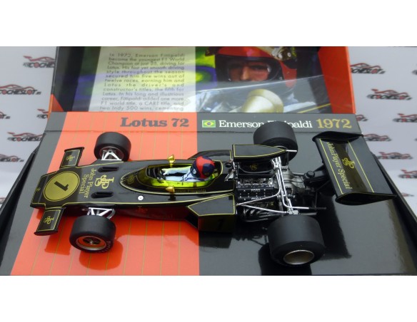 LOTUS 72 Nº1 1ST F1 WORLD CHAMPIONSHIP 1972 EMERSON FITTIPALDI REF.PCW03 POLICAR