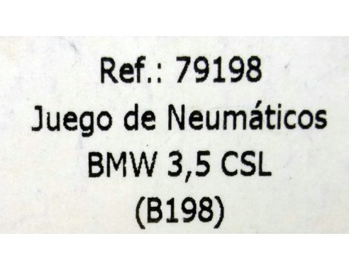 JUEGO DE NEUMATICOS BMW 3,5 CSL B198 REF.79198 FLY