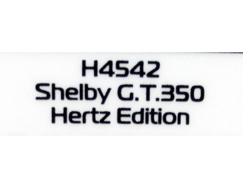 SHELBY GT.350 HERTZ EDITION REF.H4542 SUPERSLOT
