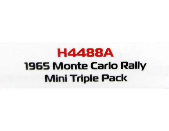 MINI TRIPLE PACK RALLY MONTE CARLO 1965 REF.H4488A SUPERSLOT