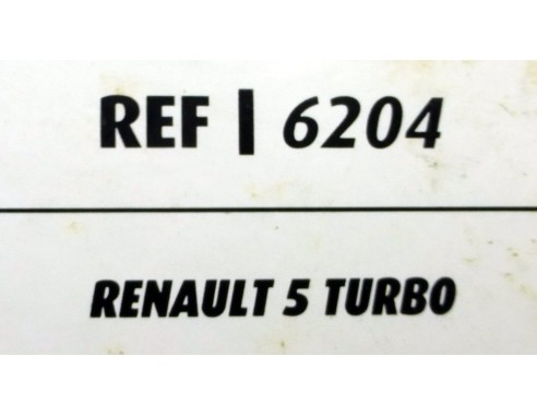 RENAULT 5 TURBO REF.6204 TECNITOYS