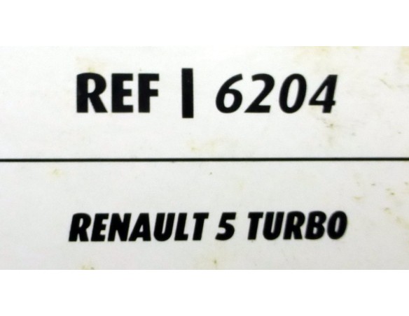RENAULT 5 TURBO REF.6204 TECNITOYS