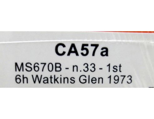 MANTRA SIMCA MS670B Nº33 1ST 6H WATKINS GLEN 1973 REF.CA57a SLOT.IT