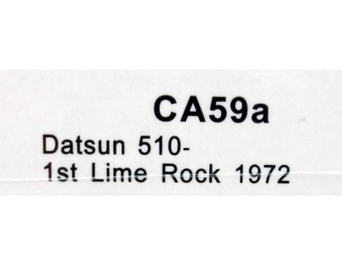 DATSUN 510 1ST LIME ROCK 1972 REF.CA59a SLOT.IT