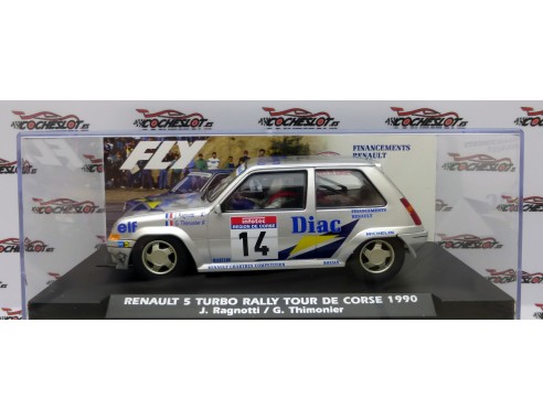 Renault 5 GT Turbo Rally Tour de Corse 1990 - J. Ragnotti / G. Thimonier REF.A2061 FLY