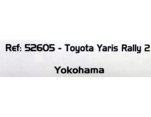 TOYOTA YARIS RALLY 2 YOKOHAMA REF.52605 AVANT SOLT