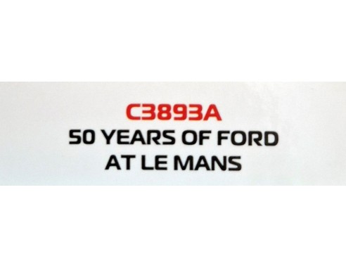 50 YEARS OF FORD AT LE MANS REF.C3893A SUPERSLOT