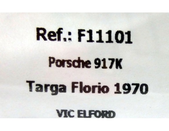 PORSCHE 917K TARGA FLORIO 1970 REF.11101 FLY