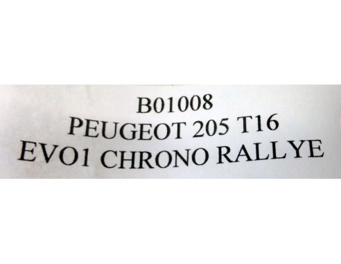 PEUGEOT 205 T16 EVO1 REF.B01008 OSC