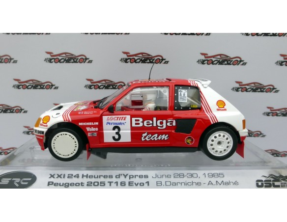 PEUGEOT 205 T16 EVO1 YPRES´85 BELGA REF.03602 SRC