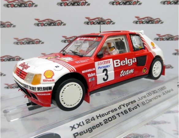 PEUGEOT 205 T16 EVO1 YPRES´85 BELGA REF.03602 SRC