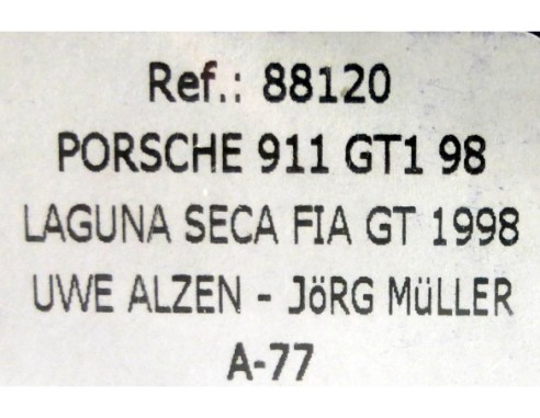 PORSCHE 911 GT1 98 LAGUNA SECA FIA GT 1998 REF.88120 A-77 FLY