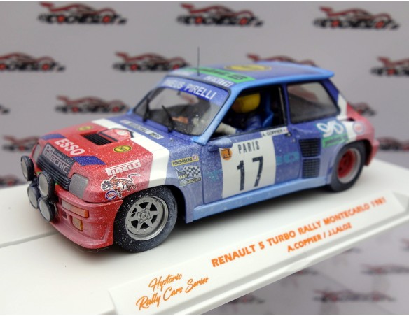 RENAULT 5 TURBO RALLY MONTECARLO 1981 HISTORIC RALLY EFECTO NIEVE REF.E2094AR FLY