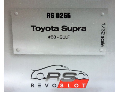 TOYOTA SUPRA Nº63 GULF REF.RS0266 REVOSLOT
