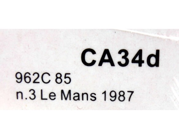 PORSCHE 962C 85 LE MANS 1987 Nº3 REF.CA34d SLOT.IT