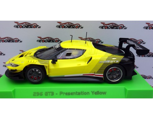 FERRARI 296 GT3 PRESENTATION YELLOW REF.AS52302 AVANT SLOT