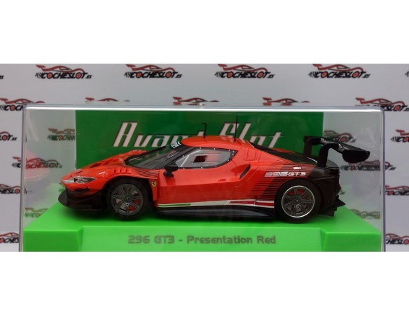 FERRARI 296 GT3 PRESENTATION RED REF.AS52301 AVANT SLOT