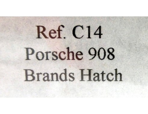 PORSCHE 908 3 ºBRANDS HATCH 1969 REF.C14 FLY
