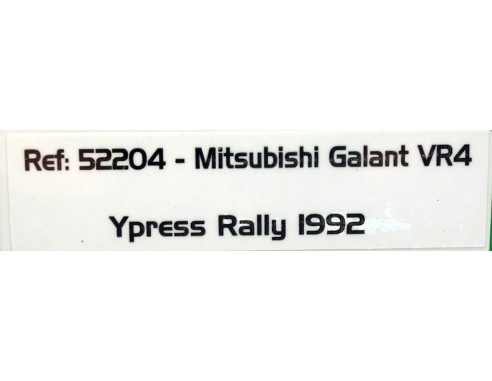 MITSUBISHI GALANT VR4 YPRESS RALLY 1992 REF.52204 AVANT SLOT