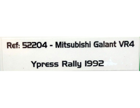 MITSUBISHI GALANT VR4 YPRESS RALLY 1992 REF.52204 AVANT SLOT