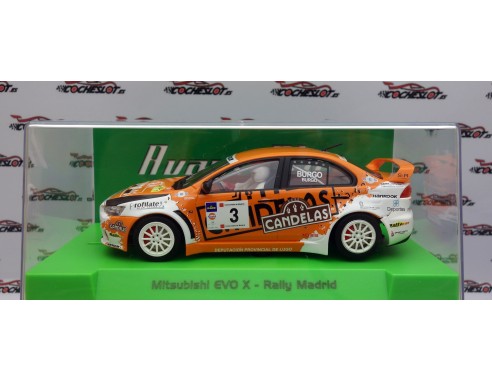 MITSUBISHI EVO X RALLY MADRID REF.50811 AVANT SLOT