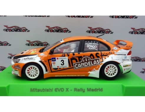 MITSUBISHI EVO X RALLY MADRID REF.50811 AVANT SLOT