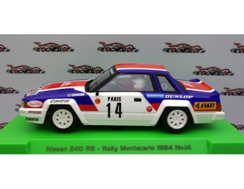 NISSAN 240 RS RALLY MONTECARLO 1984 Nº14 REF.52107b AVANT SLOT