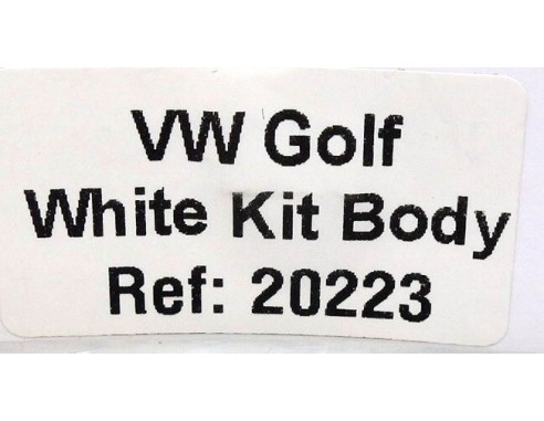 VW GOLF WHITE KIT BODY REF.20223 AVANT SLOT
