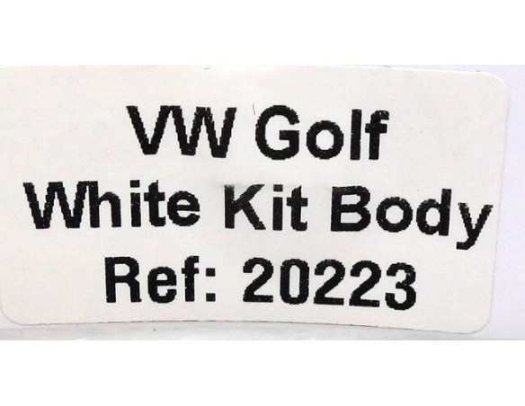 VW GOLF WHITE KIT BODY REF.20223 AVANT SLOT