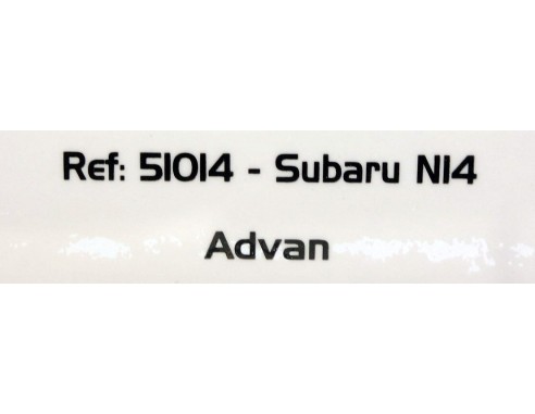 SUBARU Nº14 ADVAN REF.51014 AVANT SLOT