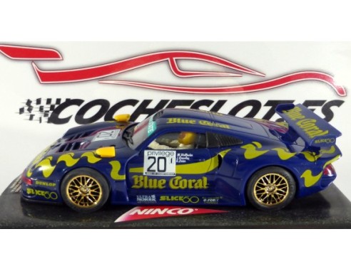 PORSCHE 911 GT1 BLUE CORAL REF.50175 NINCO
