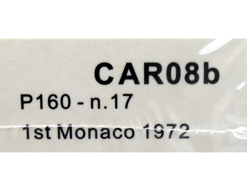 BRM P160 1ST MONACO GP 1972 Nº17  REF.CAR08b POLICAR