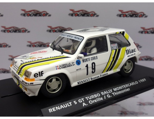 Renault 5 GT Turbo Rally Montecarlo 1989 - A. Oreille / G. Thimonier REF.A2059 FLY