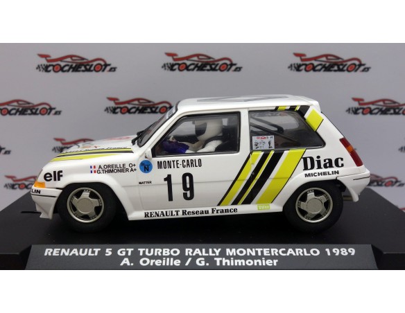 Renault 5 GT Turbo Rally Montecarlo 1989 - A. Oreille / G. Thimonier REF.A2059 FLY
