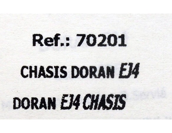 CHASIS DORAN EJ4 REF.70201 FLY