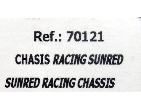 CHASIS RACING SUNRED REF.70121 FLY