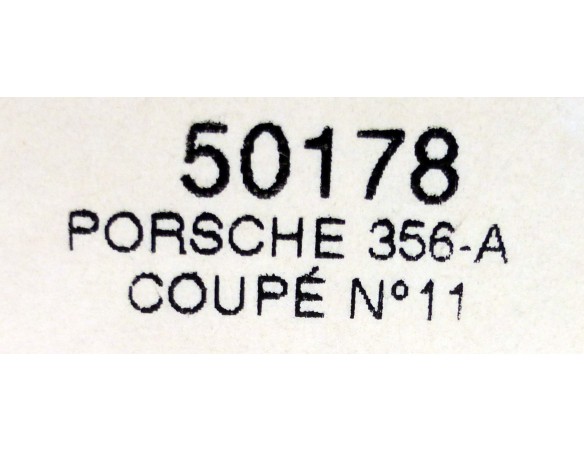 PORSCHE 356 A COUPE Nº11 REF.50178 NINCO