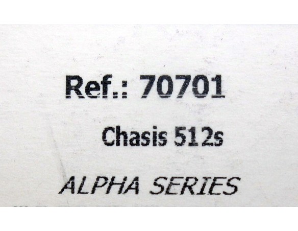 CHASIS 512S ALPHA SERIES REF 70701 FLY