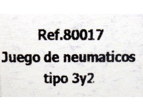JUEGO DE NEUMATICOS TIPO 3 Y 2 REF.80017 FLY