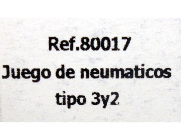 JUEGO DE NEUMATICOS TIPO 3 Y 2 REF.80017 FLY
