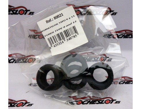 NEUMATICOS TIPO 6 Y 11 (SIN CARTON) REF.80021 FLY