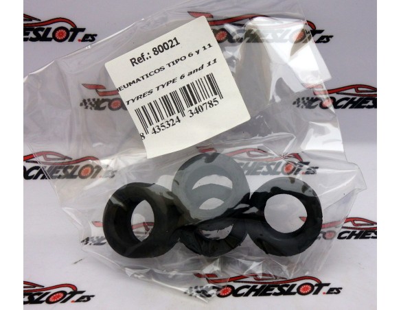 NEUMATICOS TIPO 6 Y 11 (SIN CARTON) REF.80021 FLY