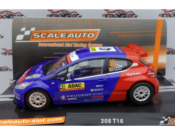 PEUGEOT 208 DEUTCHLAND RALLY 2016 Nº43 REF.SC6216 SCALEAUTO