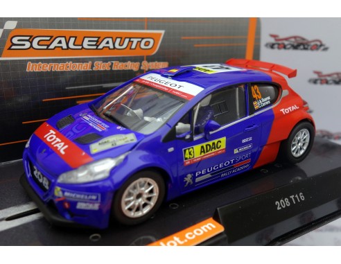 PEUGEOT 208 DEUTCHLAND RALLY 2016 Nº43 REF.SC6216 SCALEAUTO