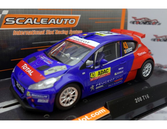 PEUGEOT 208 DEUTCHLAND RALLY 2016 Nº43 REF.SC6216 SCALEAUTO