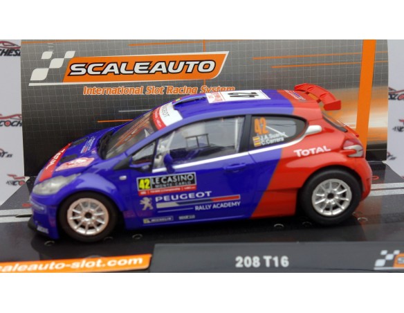 PEUGEOT 208 MONTECARLO 2016 Nº42 REF.SC6214 SCALEAUTO