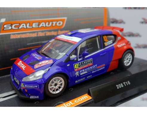 PEUGEOT 208 MONTECARLO 2016 Nº42 REF.SC6214 SCALEAUTO