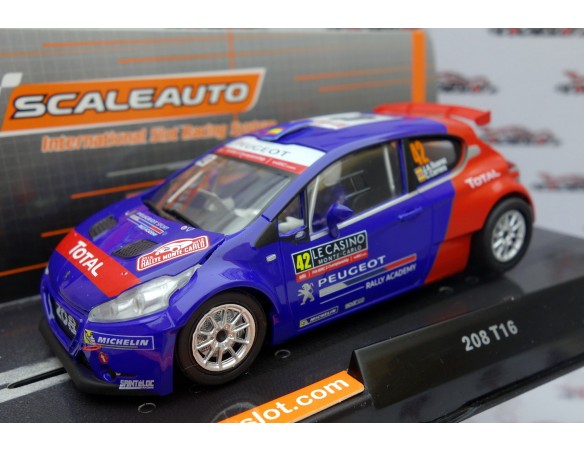 PEUGEOT 208 MONTECARLO 2016 Nº42 REF.SC6214 SCALEAUTO