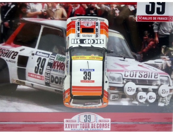 CUADRO RENAULT 5 TOUR DE CORSE 1984 CORSAIRE FLY